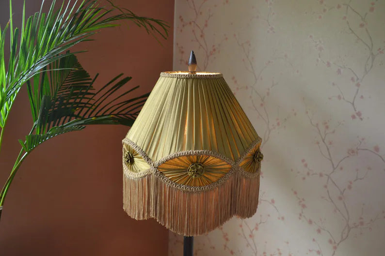 Golden Silk Luxury Lampshade