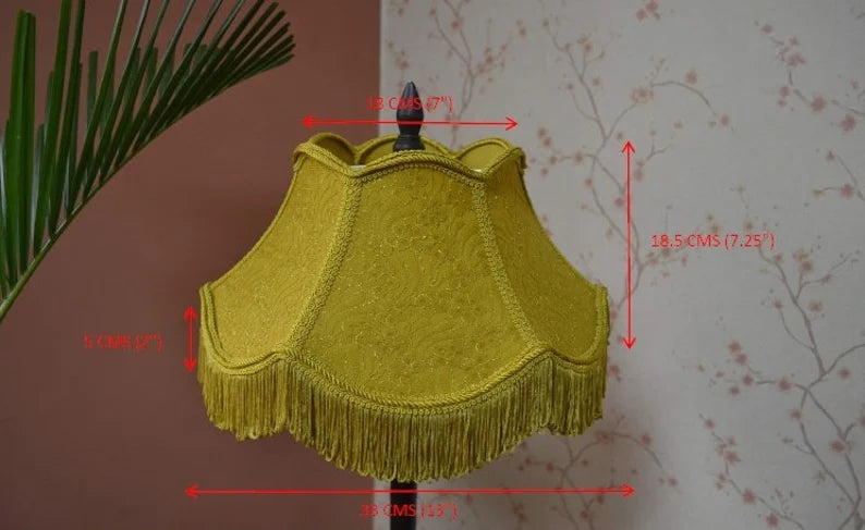 Gold Victorian Designer Lampshade