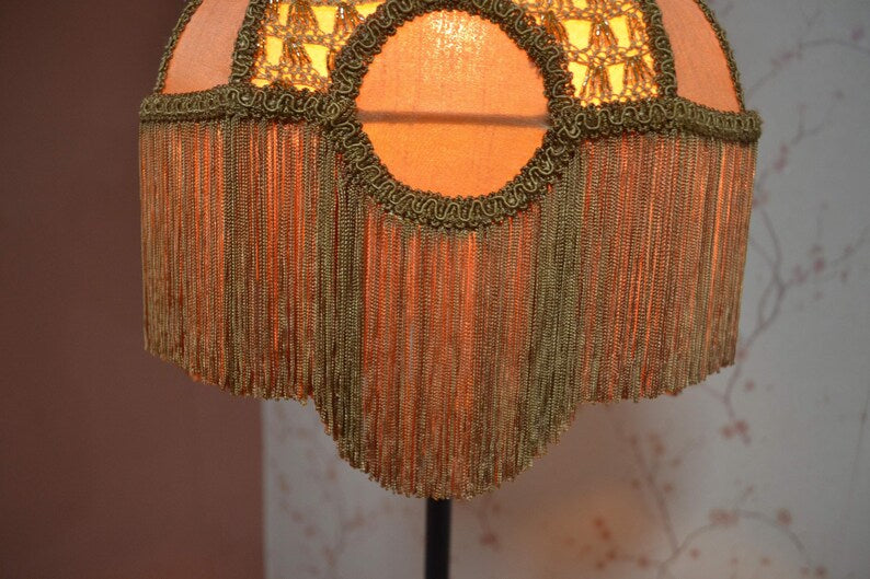 Gold Embroidery Victorian lampshade