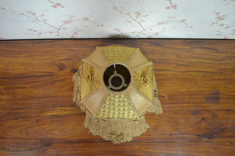Gold Embroidery Victorian lampshade