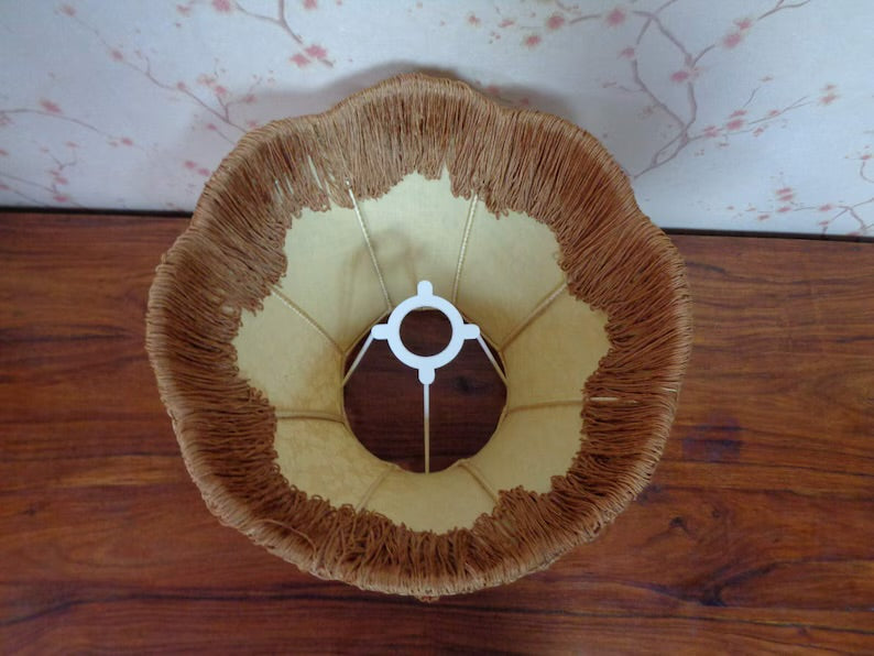 Gold Lace Chiffon Eye Lampshade