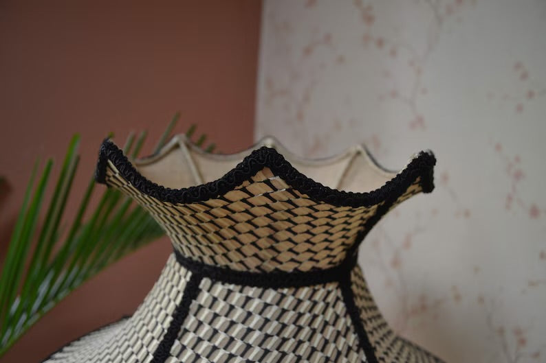 Black Gold Vintage Lampshade