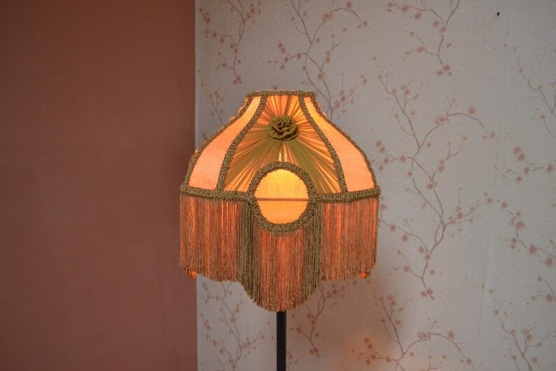 Gold Embroidery Victorian lampshade