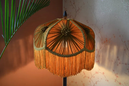 Antique Gold Hexagonal Retro Lampshade
