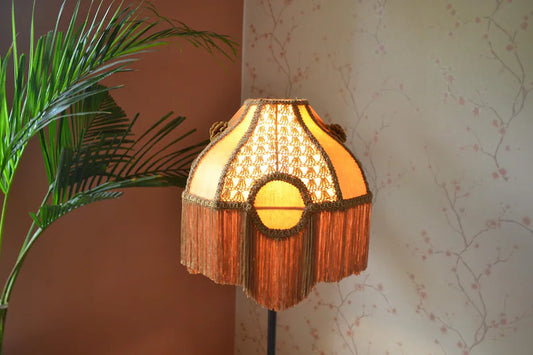 Gold Embroidery Victorian lampshade