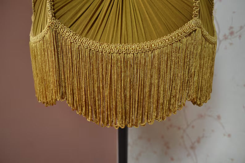Antique Gold Hexagonal Retro Lampshade