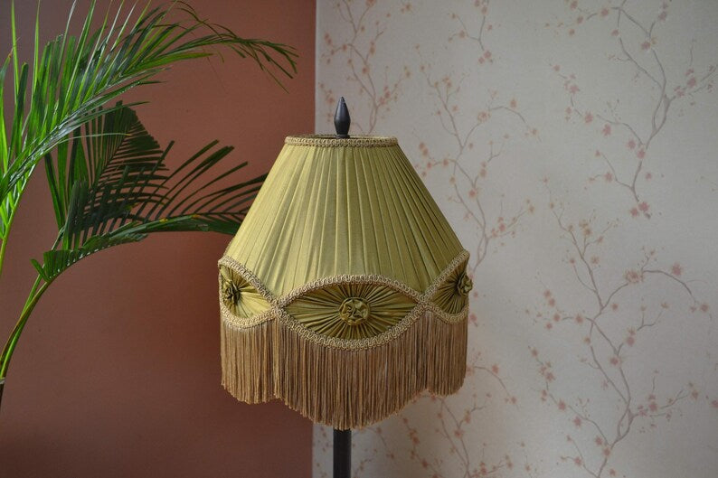Golden Silk Luxury Lampshade