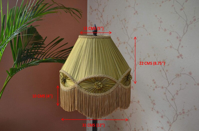 Golden Silk Luxury Lampshade
