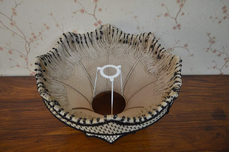 Black Gold Vintage Lampshade