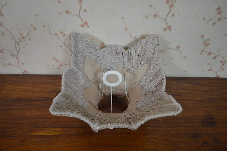 Retro Beige Ivory Elegance Lampshade