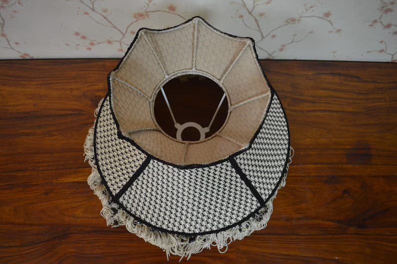 Black Gold Vintage Lampshade